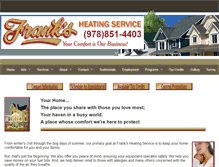 Tablet Screenshot of franksheating.com